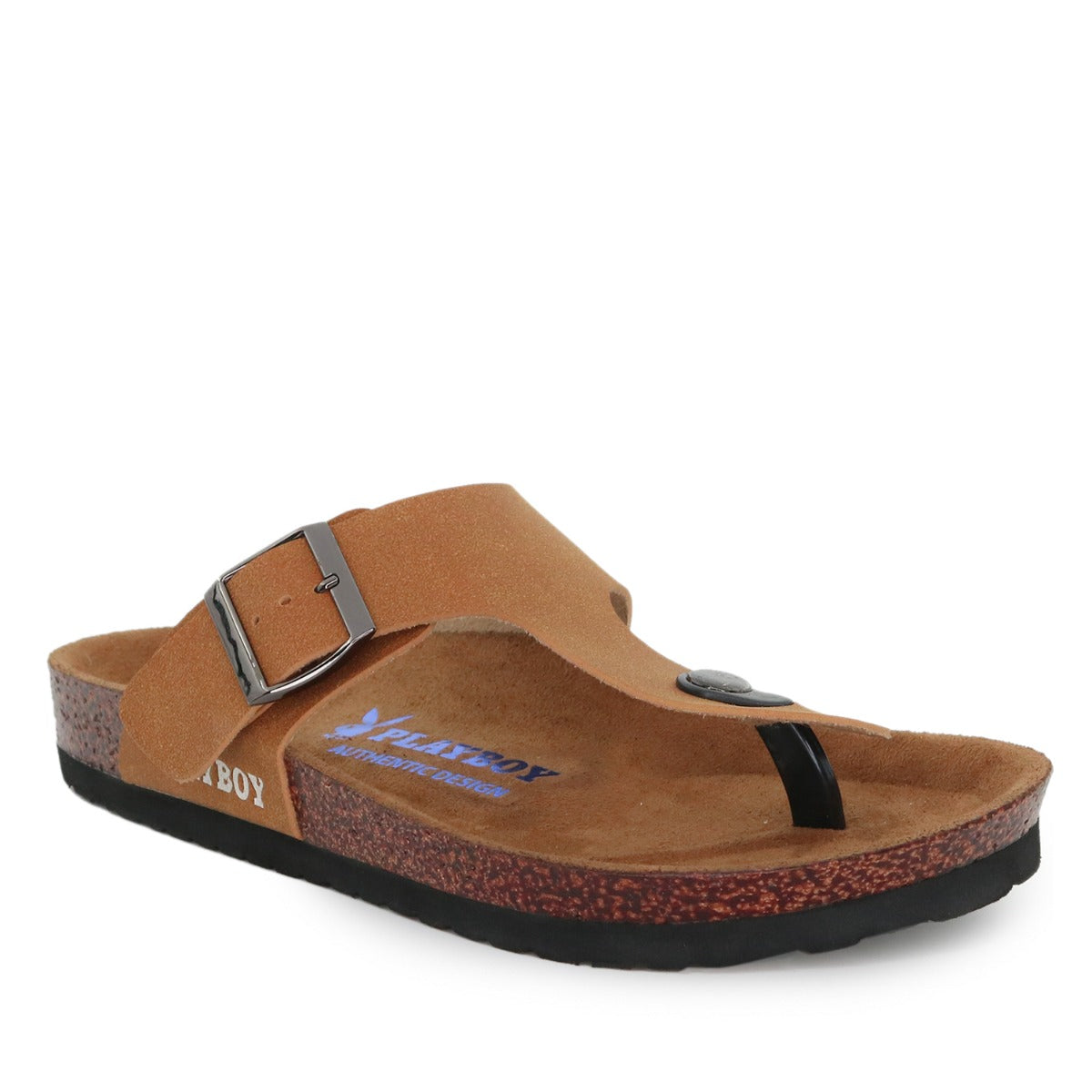 Playboy Sandal Pria Essen Thong In Camel