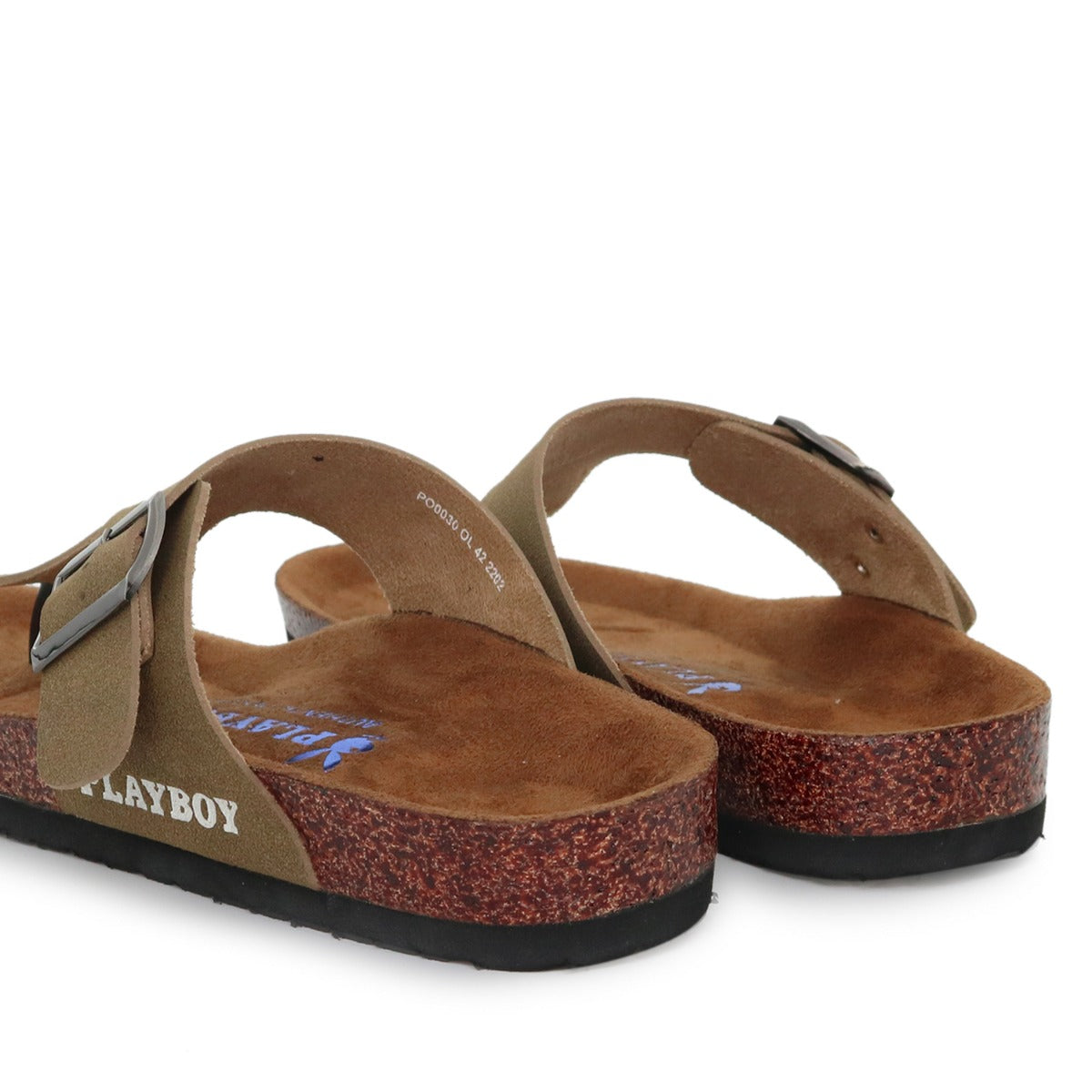 Playboy Sandal Pria Mens Birken-Thong In Olive