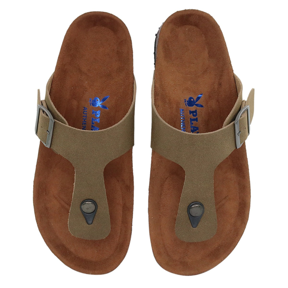 Playboy Sandal Pria Mens Birken-Thong In Olive