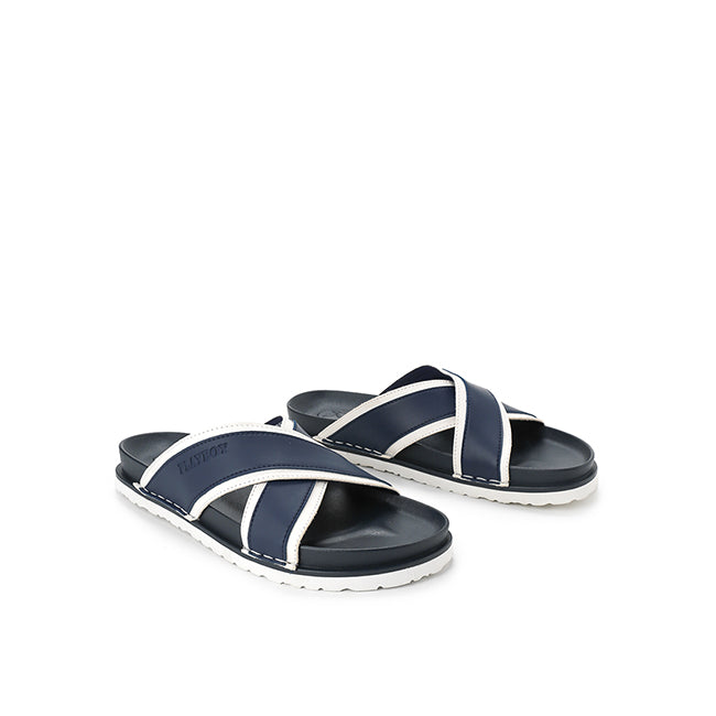 Playboy Men Sandals Azion - Cross In Navy