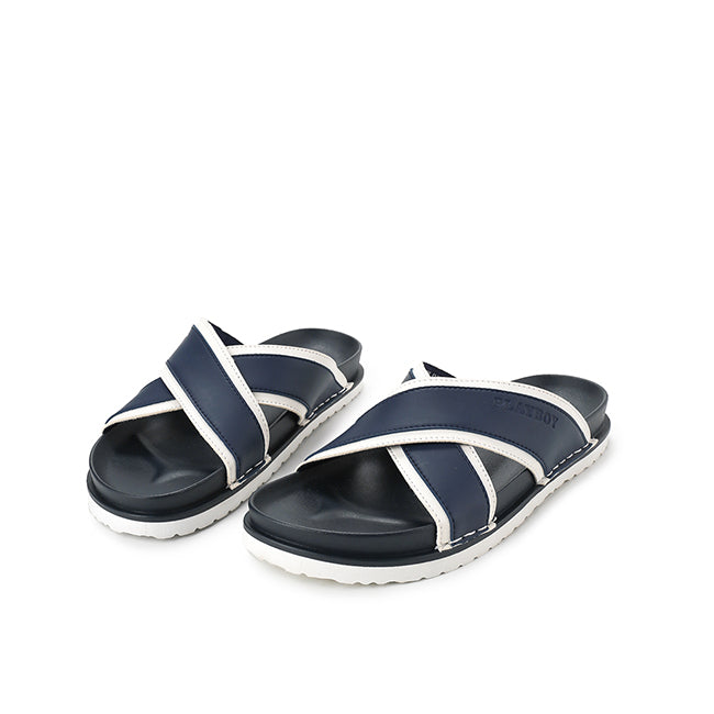 Playboy Men Sandals Azion - Cross In Navy