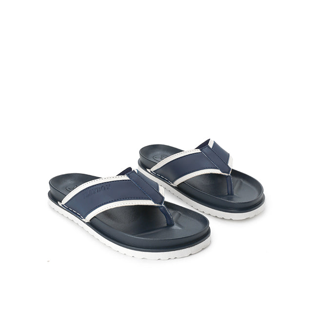 Playboy Men Sandals Azion - Thong In Navy
