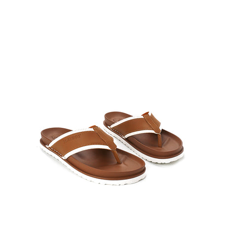 Playboy Sandal Pria Azion - Thong In Tan