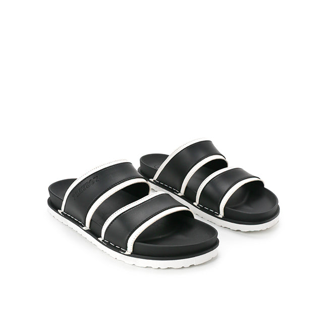 Playboy Men Sandals Azion - Double Strap In Black