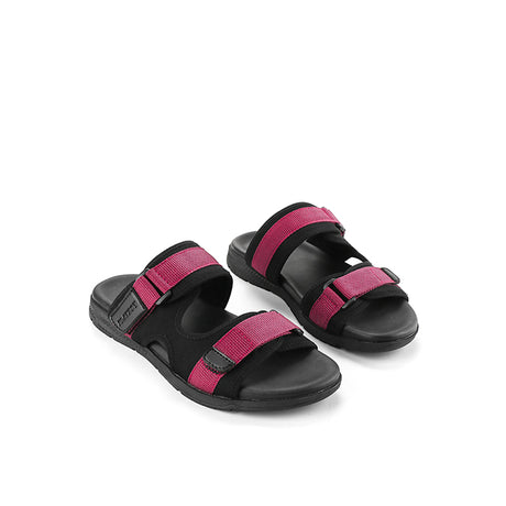 Playboy Sandal Pria Santogozo - Double Strap In Maroon