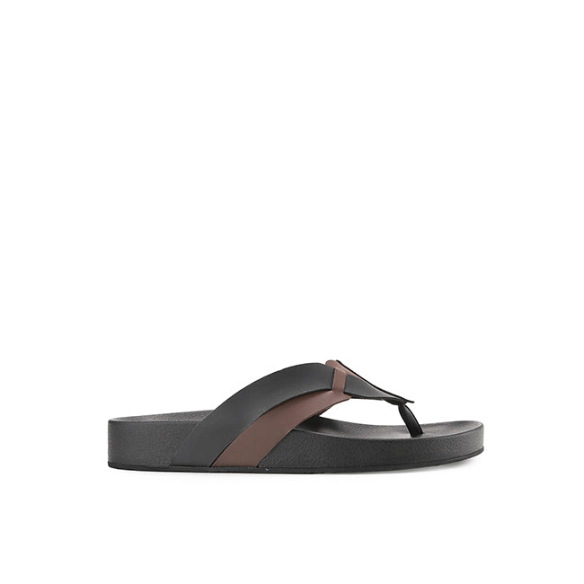 Playboy Sandal Pria Johan Toepost In Black