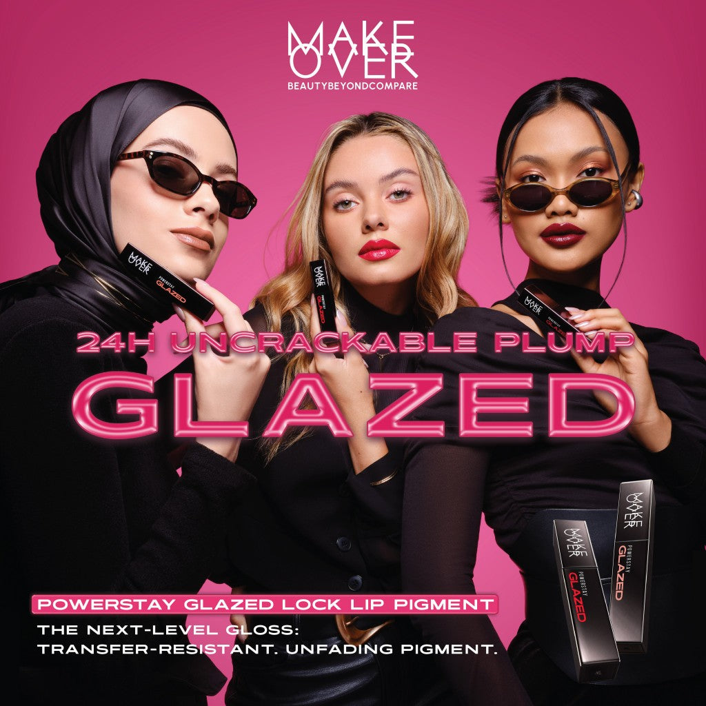 MAKE OVER Powerstay Glazed Lock Lip Pigment D07 HALLWAY 3 g