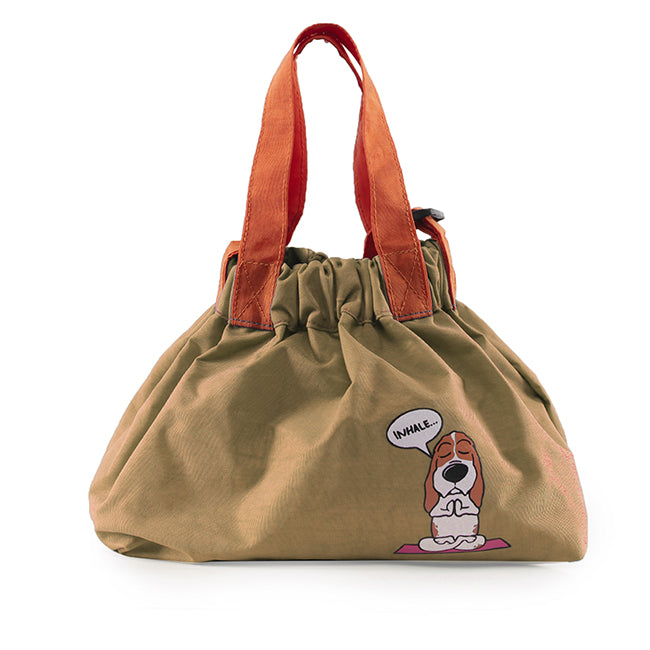 Hush Puppies Tas Sling Unisex Dumpling Bag L 2Tone In Beige/Orange