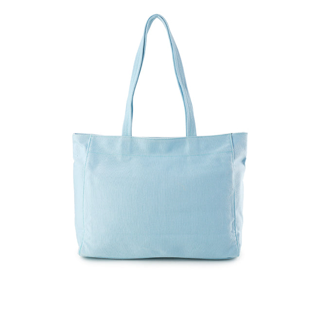 Canvas Bag M Tone Pastel In Pastel Blue