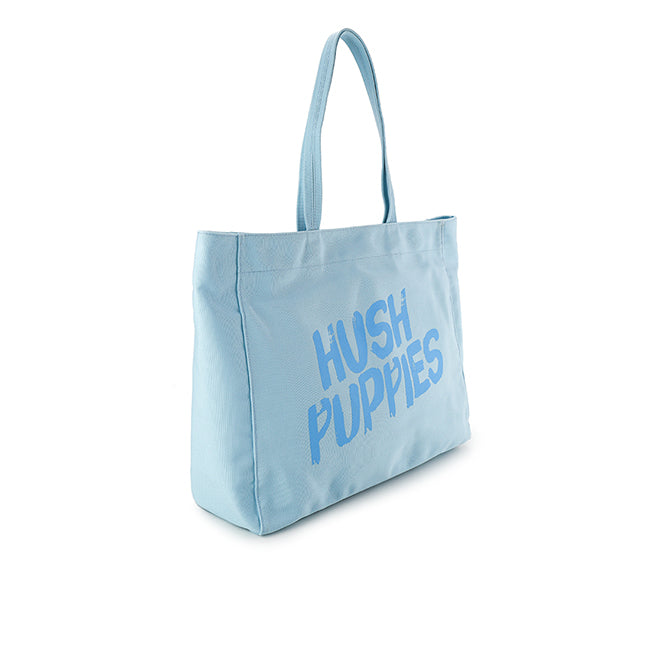 Canvas Bag M Tone Pastel In Pastel Blue