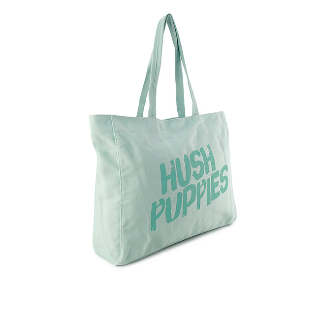 Canvas Bag L Tone Pastel In Mint Green