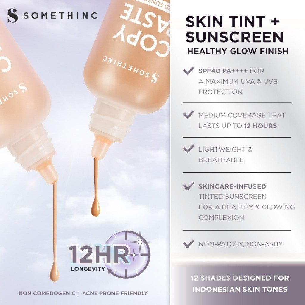 Somethinc Copy Paste Tinted Sunscreen SPF 40 PA++++ 10ml - Eclair