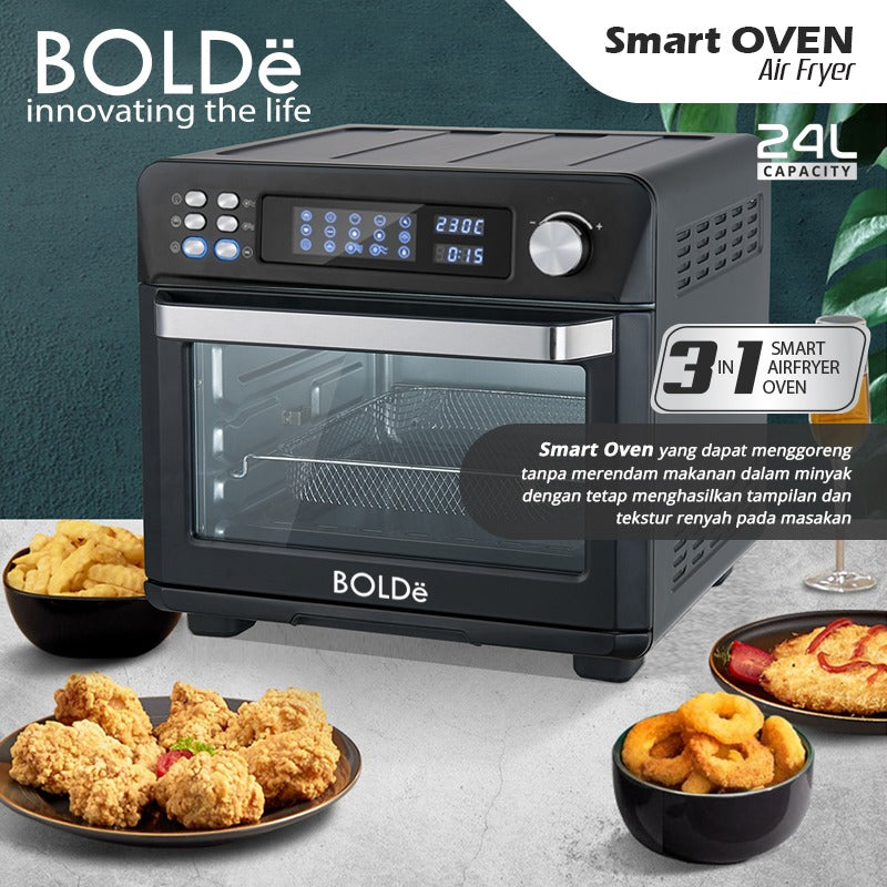 BOLDe Super Smart Air Fryer Oven Black Diamond