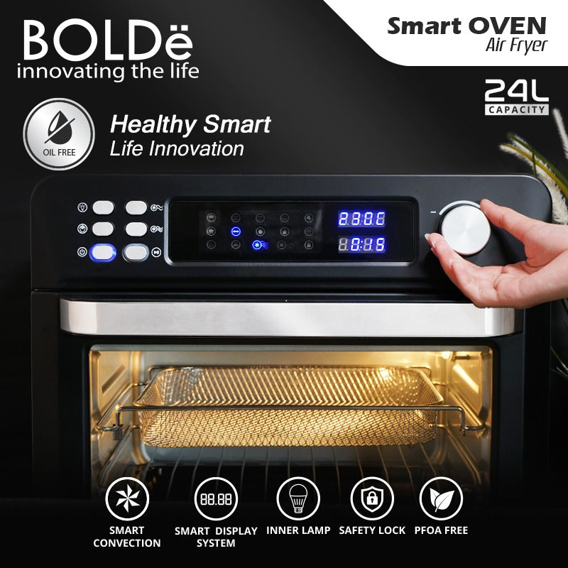 BOLDe Super Smart Air Fryer Oven Black Diamond