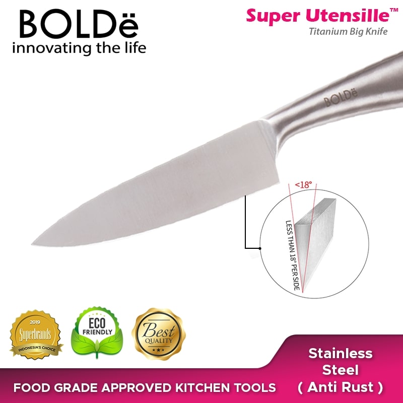 BOLDe Super Utensil Titanium Big Knife