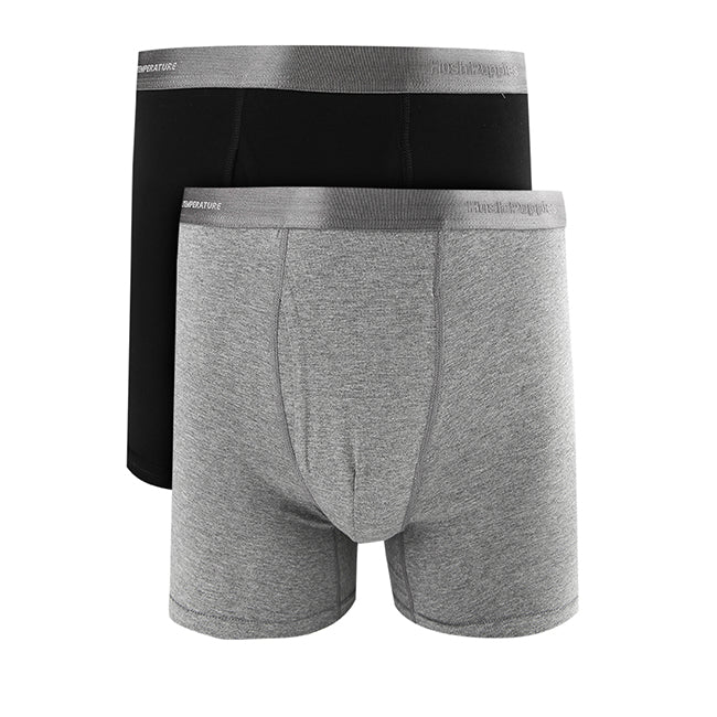 Hush Puppies Pakaian Pria Dante Boxer In Grey & Black