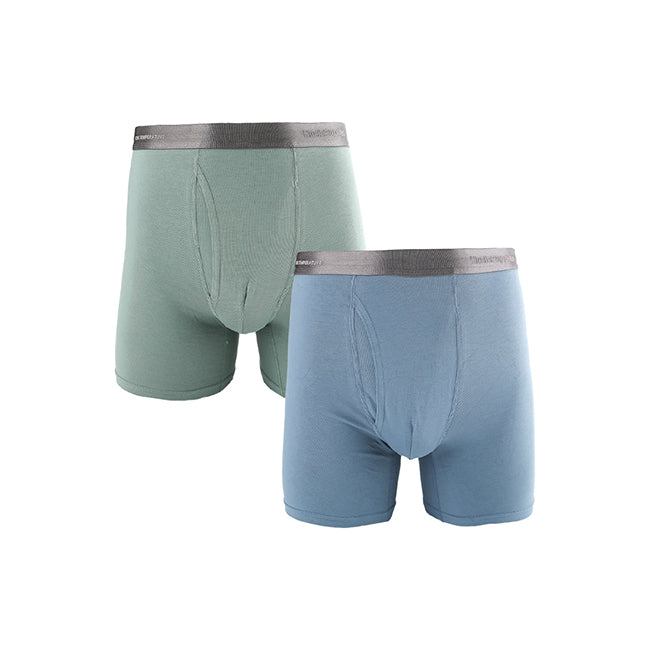 Hush Puppies Pakaian Pria Dante Boxer In Olive & Blue