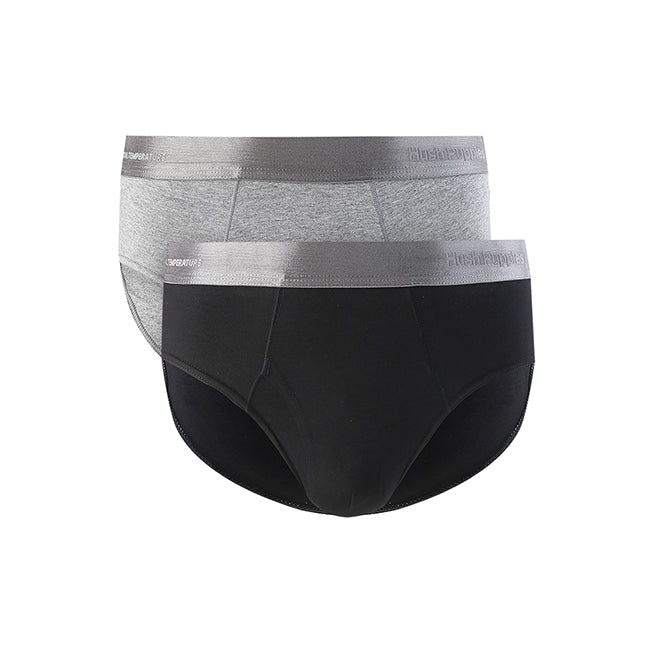 Dante Brief In Grey & Black