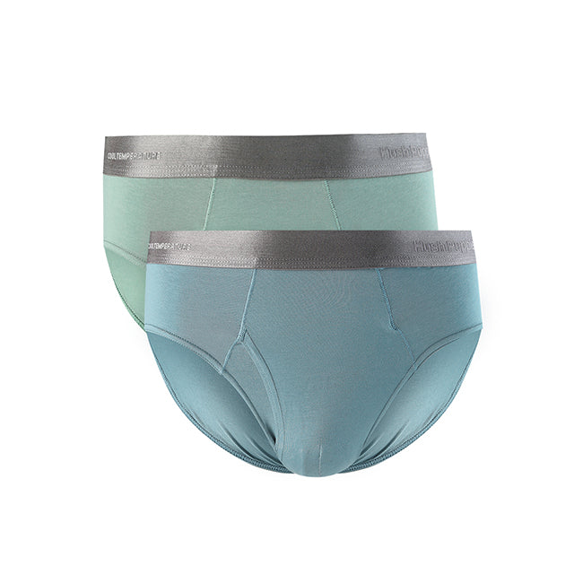 Dante Brief In Olive & Blue
