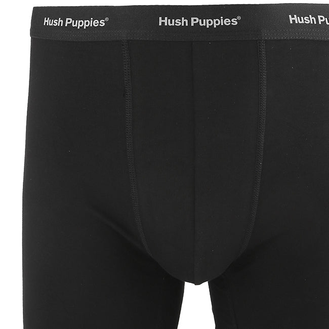Hush Puppies Pakaian Pria Boxer Harry Bx Trunk In Black & Grey