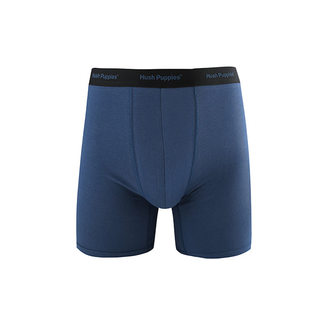 Hush Puppies Pakaian Pria Boxer Harry Bx Trunk In Navy & Grey