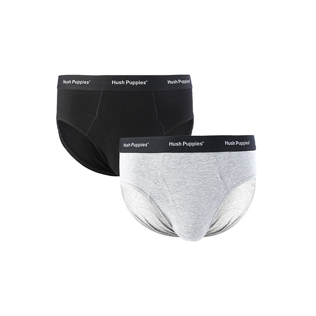 Hush Puppies Pakaian Pria Harry Brief In Black & Grey