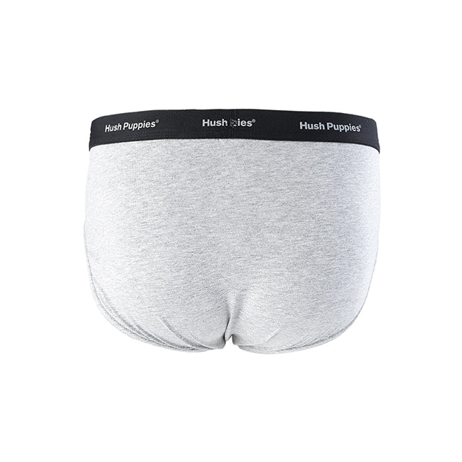 Hush Puppies Pakaian Pria Harry Brief In Black & Grey