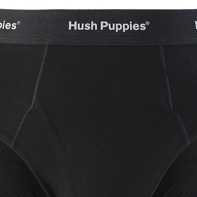 Hush Puppies Pakaian Pria Harry Brief In Black & Grey