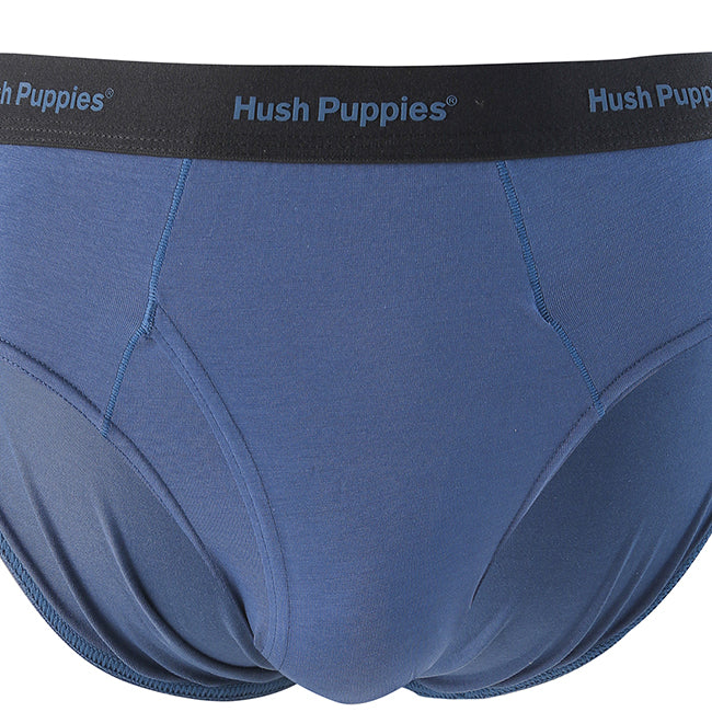 Hush Puppies Pakaian Pria Harry Brief In Navy & Grey