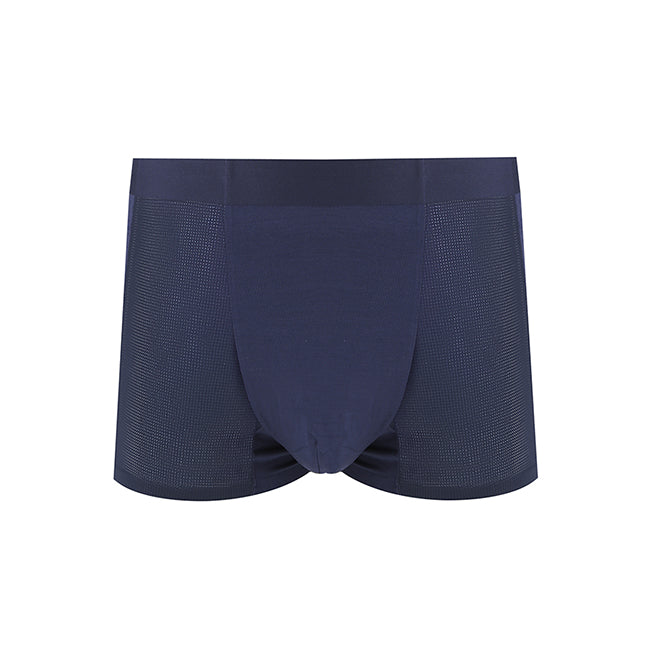 Hush Puppies Pakaian Pria Boxer Fahmi Trunk In Navy & Grey