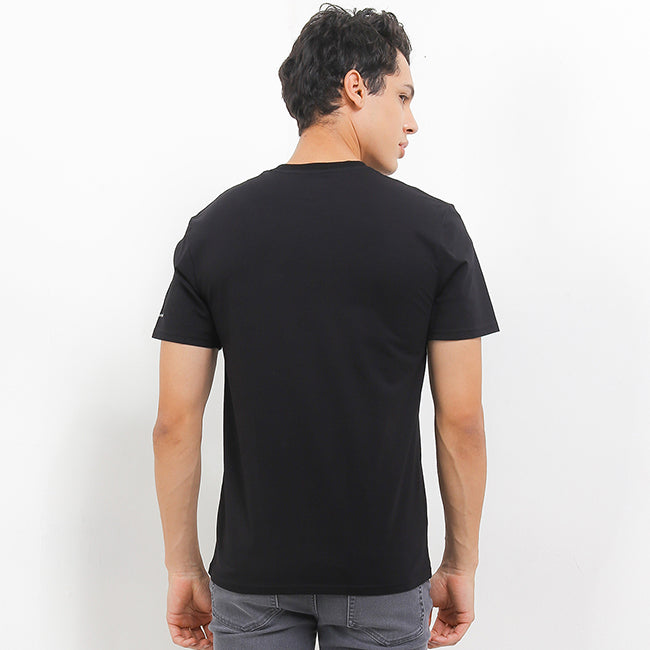 Hush Puppies Pakaian Pria T Shirt Dante Crew In Black
