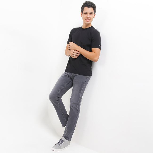 Hush Puppies Pakaian Pria T Shirt Dante Crew In Black