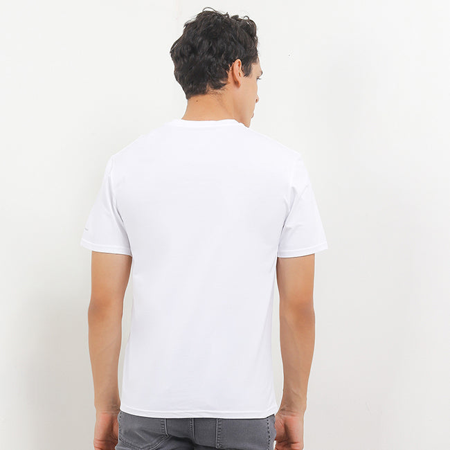 Hush Puppies Pakaian Pria T Shirt Dante Crew In White