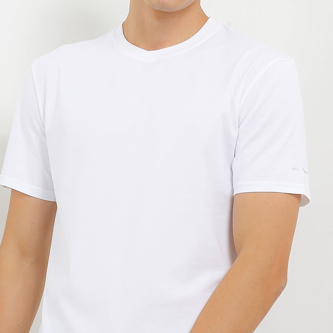 Hush Puppies Pakaian Pria T Shirt Dante Crew In White