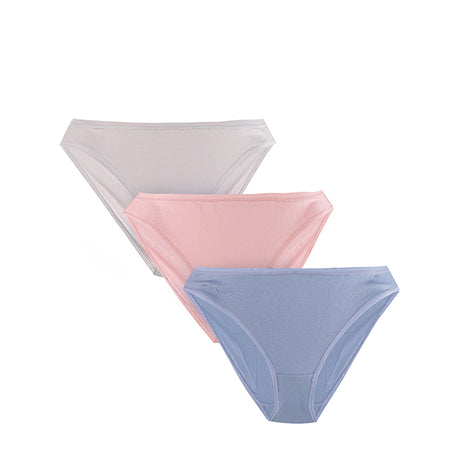 Hush Puppies Pakaian Underwear Wanita Bikini In Pink / Blue / Gray