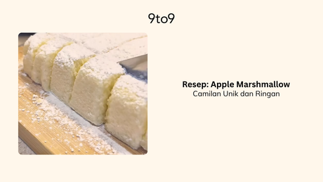 Resep: Apple Marshmallow, Camilan Unik dan Ringan
