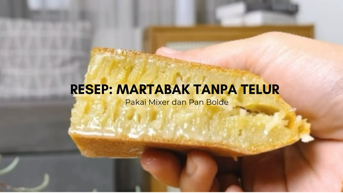 Bikin Martabak Tanpa Telur Pakai Wok Pan dan Mixer Super Mix Bolde