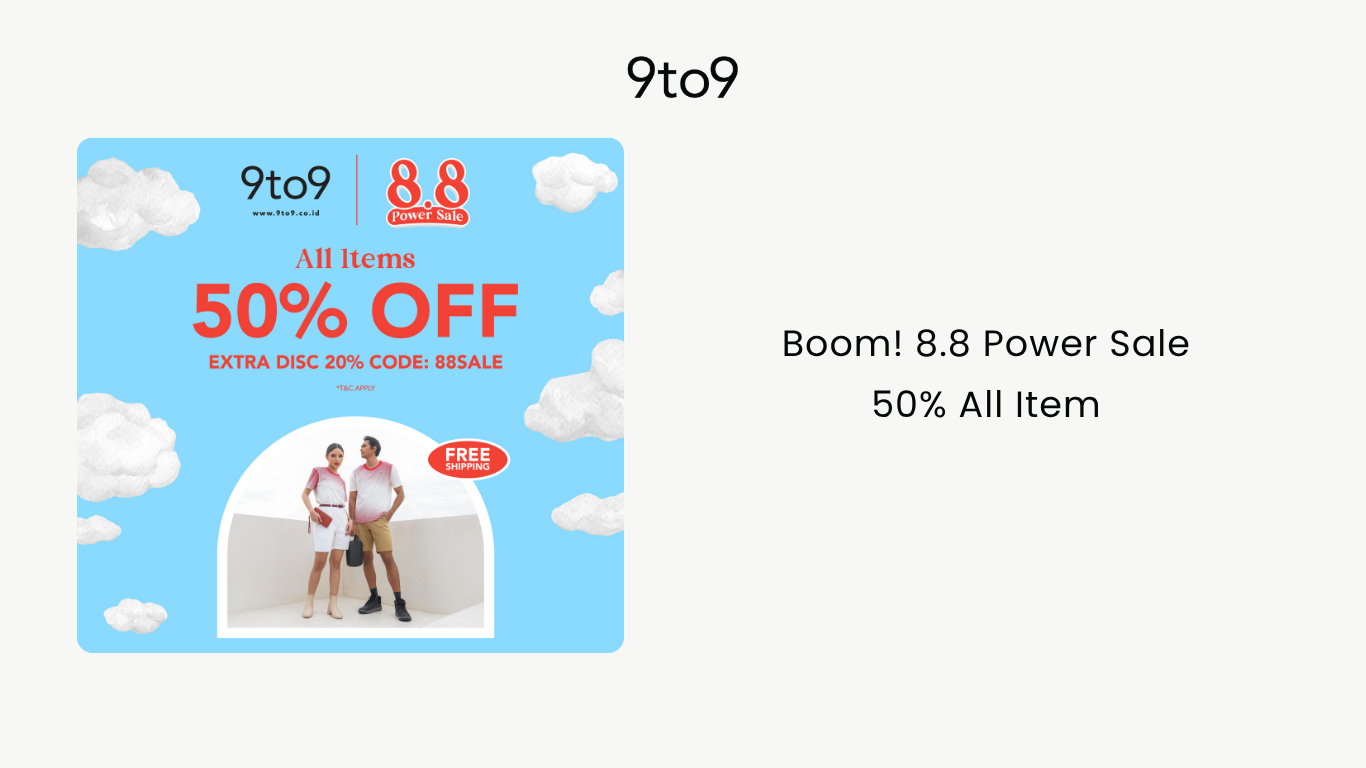 Boom! 8.8 Power Sale 50% All Item