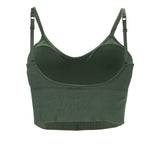 Obermain Pakaian Wanita Teeny Bra Top In Dark Green