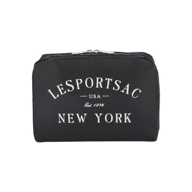 LeSportsac Aksesoris Wanita Xl Rec Cosmetic In Black Logo Cosm