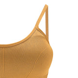 Obermain Pakaian Wanita Teeny Bra Top In Mustard