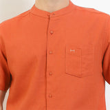 Hush Puppies Pakaian Pria Shirt Minuti In Orange