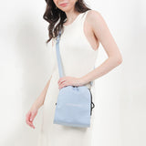 Audrey Nylon Sling Bag M In Blue