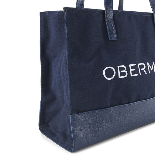 Anna Canvas Tote Bag L In Navy
