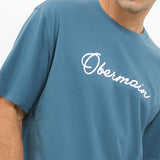 Obermain Pakaian Pria T Shirt Colombus In Teal