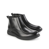 Hush Puppies Sepatu Pria Alpha Zip Boots In Black
