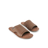 Hush Puppies Sandal Slide Pria Plainville Vi - Slide In Brown