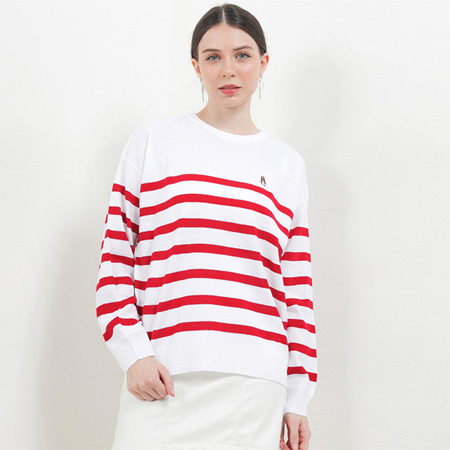 Hush Puppies Pakaian Wanita Sweater Rua In Red