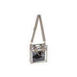 Clear Mini N/S Tote In Clear/ Natural