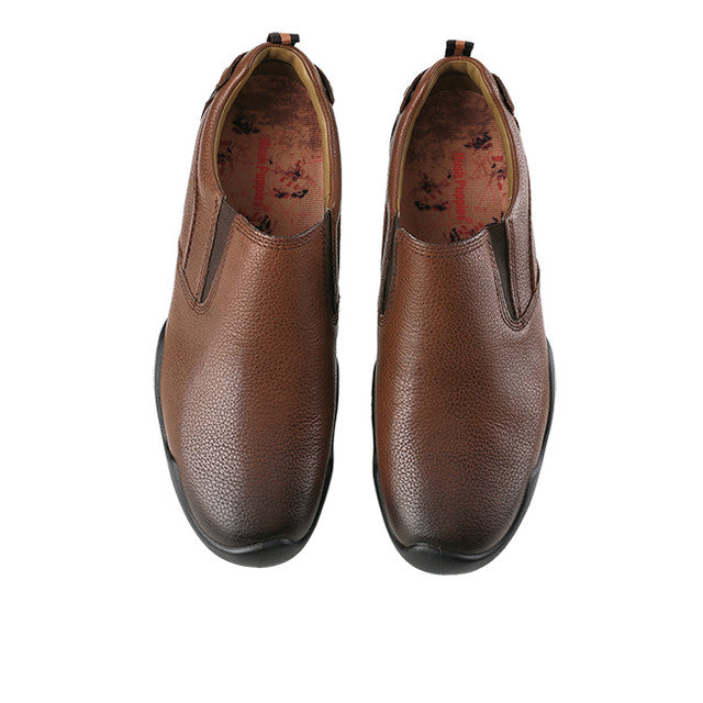 Hush Puppies Sepatu Pria Others Stark In Brown Leather